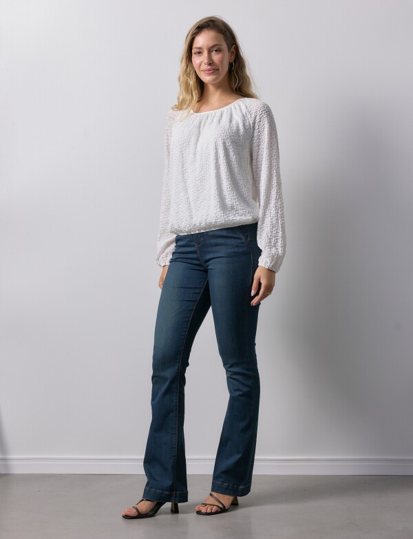 Blusa Textura CRUDO