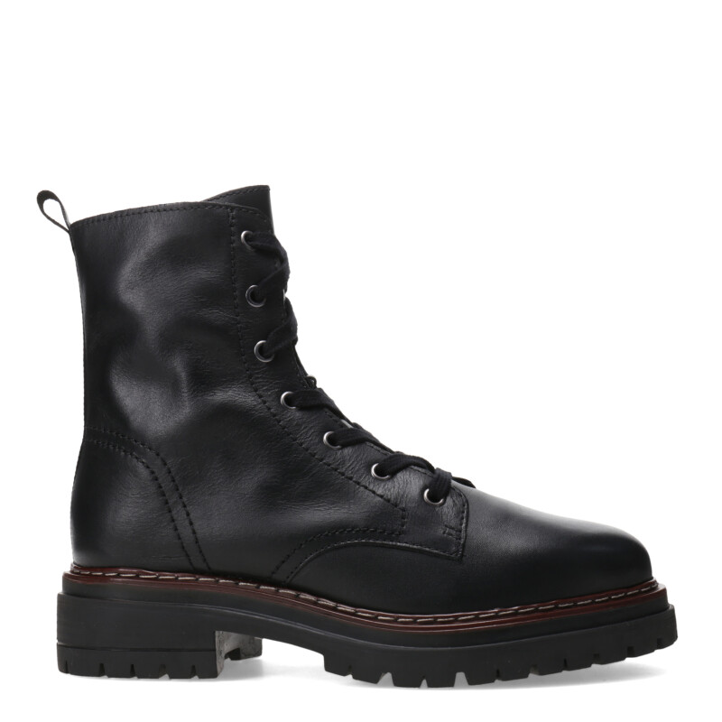 Bota de Mujer Bottero borcego acordonado 350921 Negro