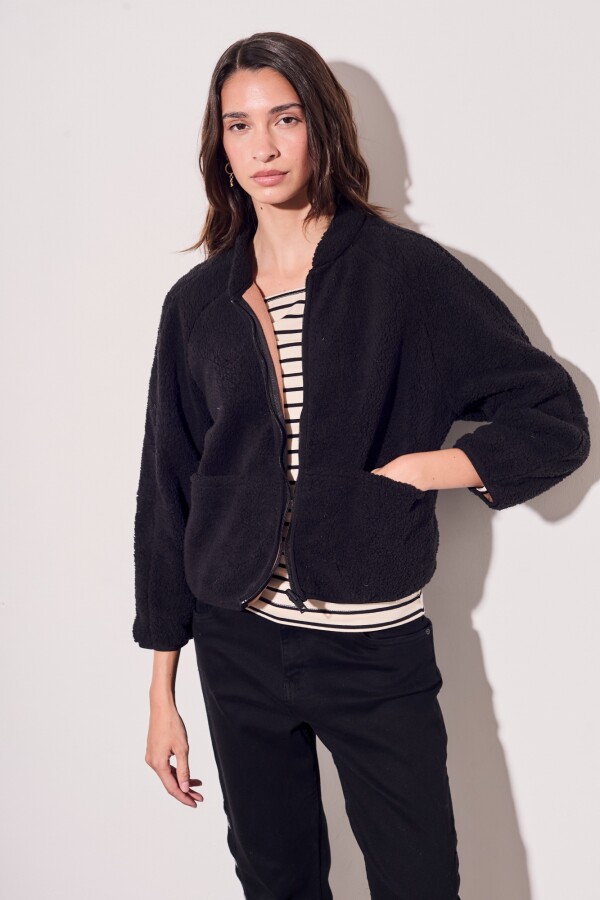 Campera Doble Faz Negro