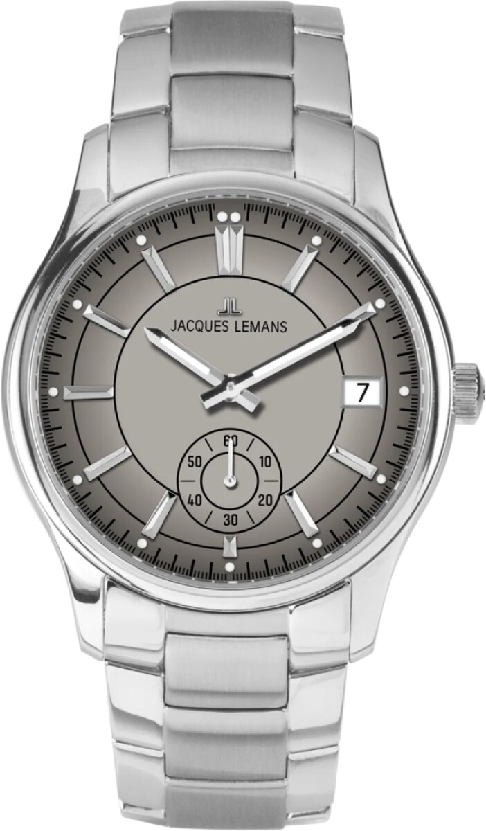 Reloj Jacques Lemans 1-2197L - Acero y Gris 