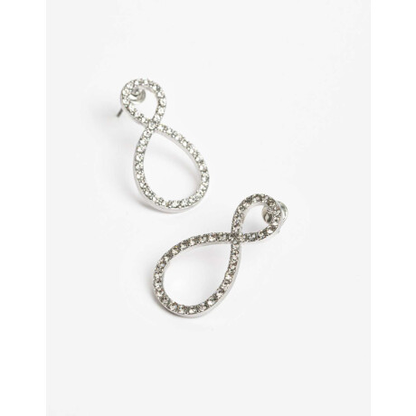 Aros Cortos Strass Cristal