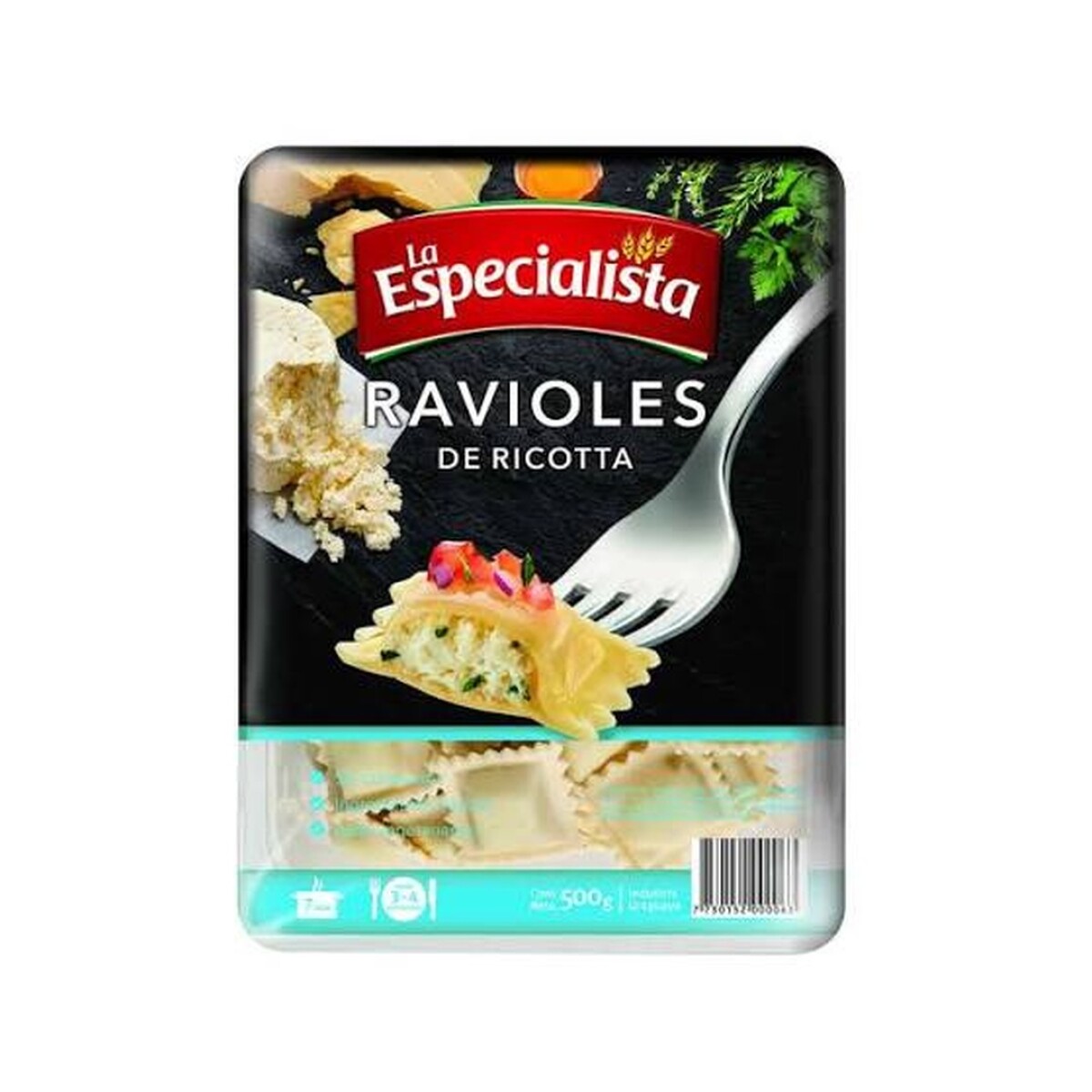 RAVIOLES LA ESPECIALISTA RICOTA 500G 