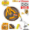 CINTA METRICA AGRIMENSOR 20MT X 15MM CON GANCHO Y MANIJA DE GOMA INGCO HFMT1820 CINTA METRICA AGRIMENSOR 20MT X 15MM CON GANCHO Y MANIJA DE GOMA INGCO HFMT1820