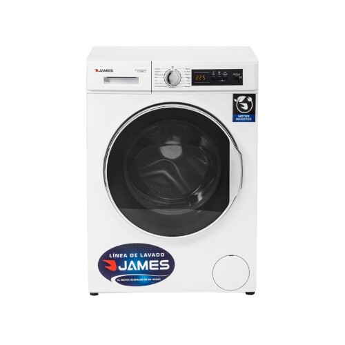 Lavarropas Carga Frontal Blanco 6 Kg - Modelo LR 1008 INV - James Lavarropas Carga Frontal Blanco 6 Kg - Modelo LR 1008 INV - James