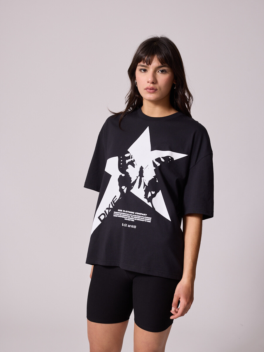 T-SHIRT BETY DIXIE Negro