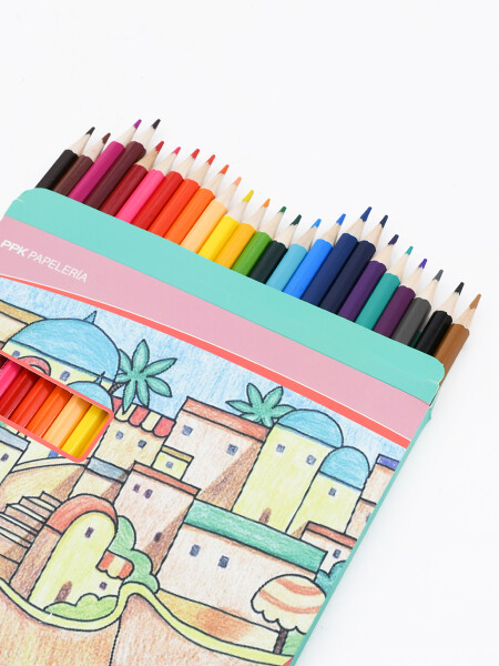 LAPICES DE COLORES 24 PCS MULTICOLOR