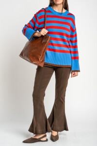 Sweater Rayado Rojo