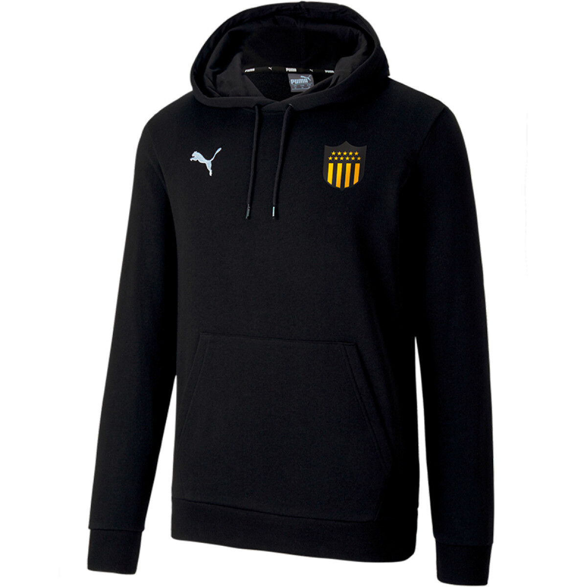 Abrigo Peñarol Cas. Hoody de Hombre - Negro 