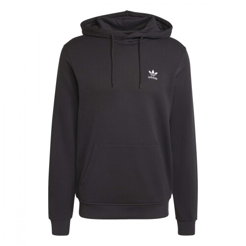 Abrigo Trefoil Essentials French Terry de Hombre Negro