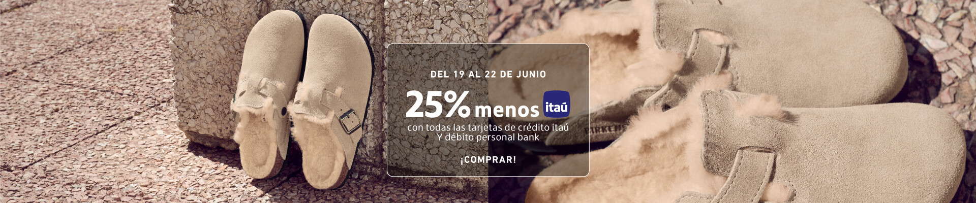 25% menos con credito itau