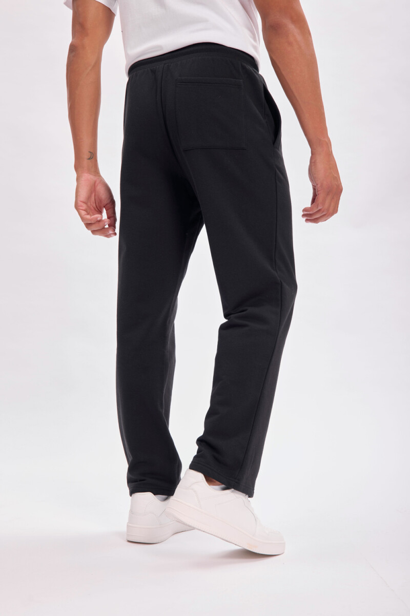Pantalón deportivo recto Clasico Negro