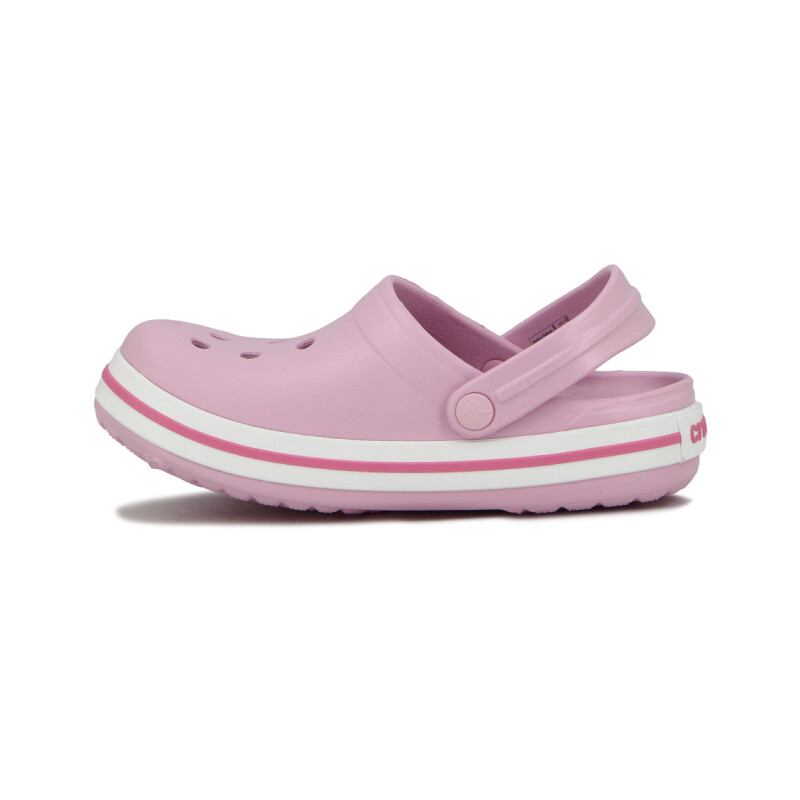 Zuecos Niña Crocs Band Rosa Claro