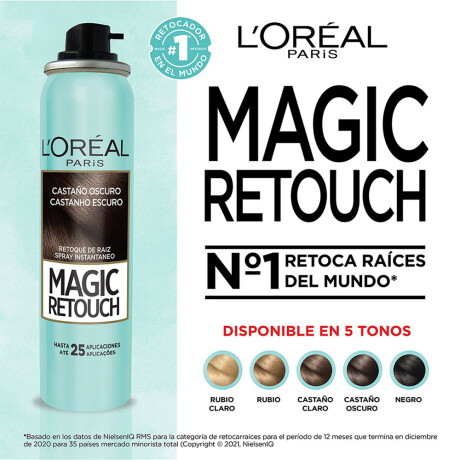 Retoque de Raíz L'Oréal Paris Magic Retouch en Spray Rubio Oscuro Retoque de Raíz L'Oréal Paris Magic Retouch en Spray Rubio Oscuro