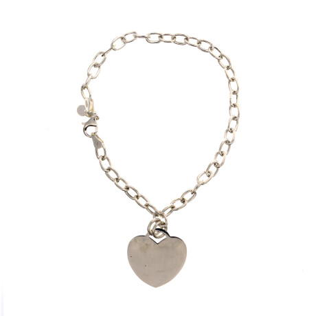 Pulsera de plata 925 con corazón. Pulsera de plata 925 con corazón.