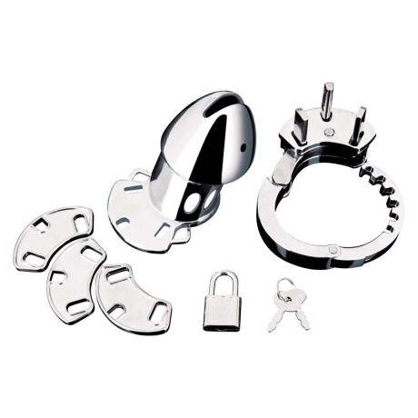 Jaula Castidad Acero Obedience Cage Blue Line Jaula Castidad Acero Obedience Cage Blue Line