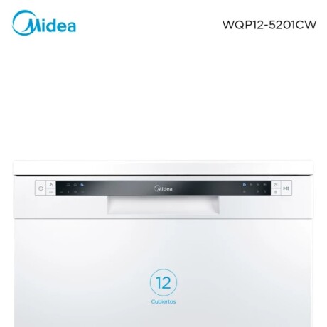 Lavavajillas MIDEA QP125201CW 1760W Capacidad 12C - Blanco Lavavajillas MIDEA QP125201CW 1760W Capacidad 12C - Blanco