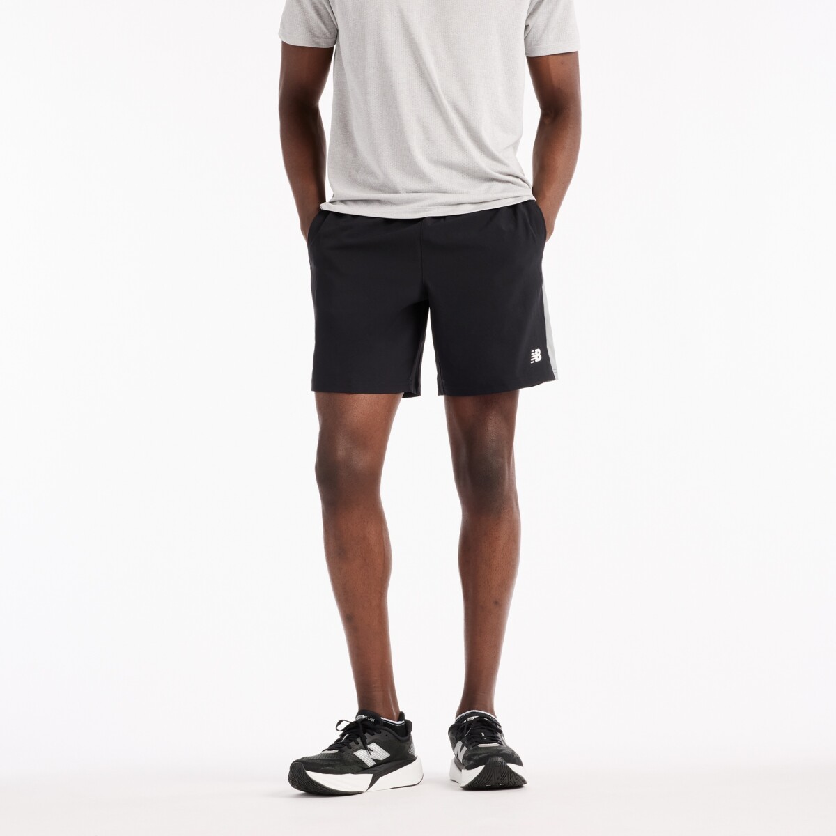 Short New Balance de Hombre - Sport Unlined - MB62E3PDBK - BLACK 