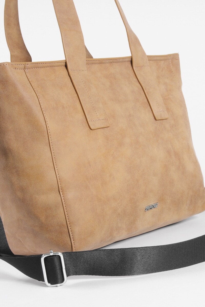 Shopper soft marrón