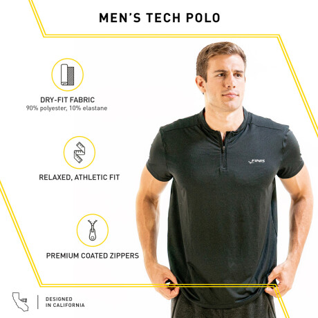 Remera Deportiva Hombre Finis Tech Polo XXL 001