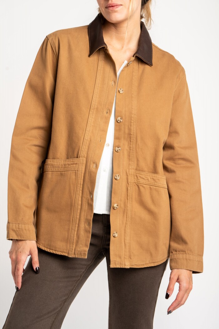 Sobrecamisa Garment Dyed Camel