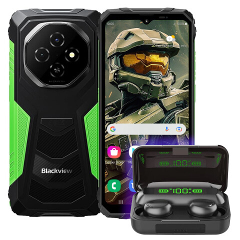 Blackview Fort 1 18(6+12)gb Ram 256gb Robusto Trabajo + Regalo VERDE