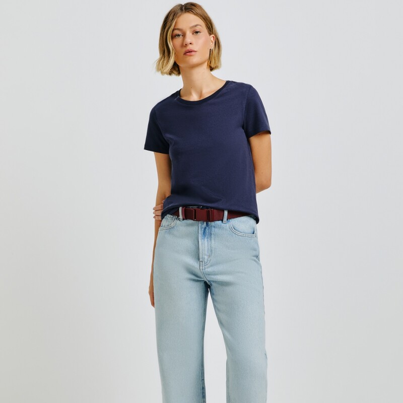 BLUSA MM FEM AZUL ESCURO