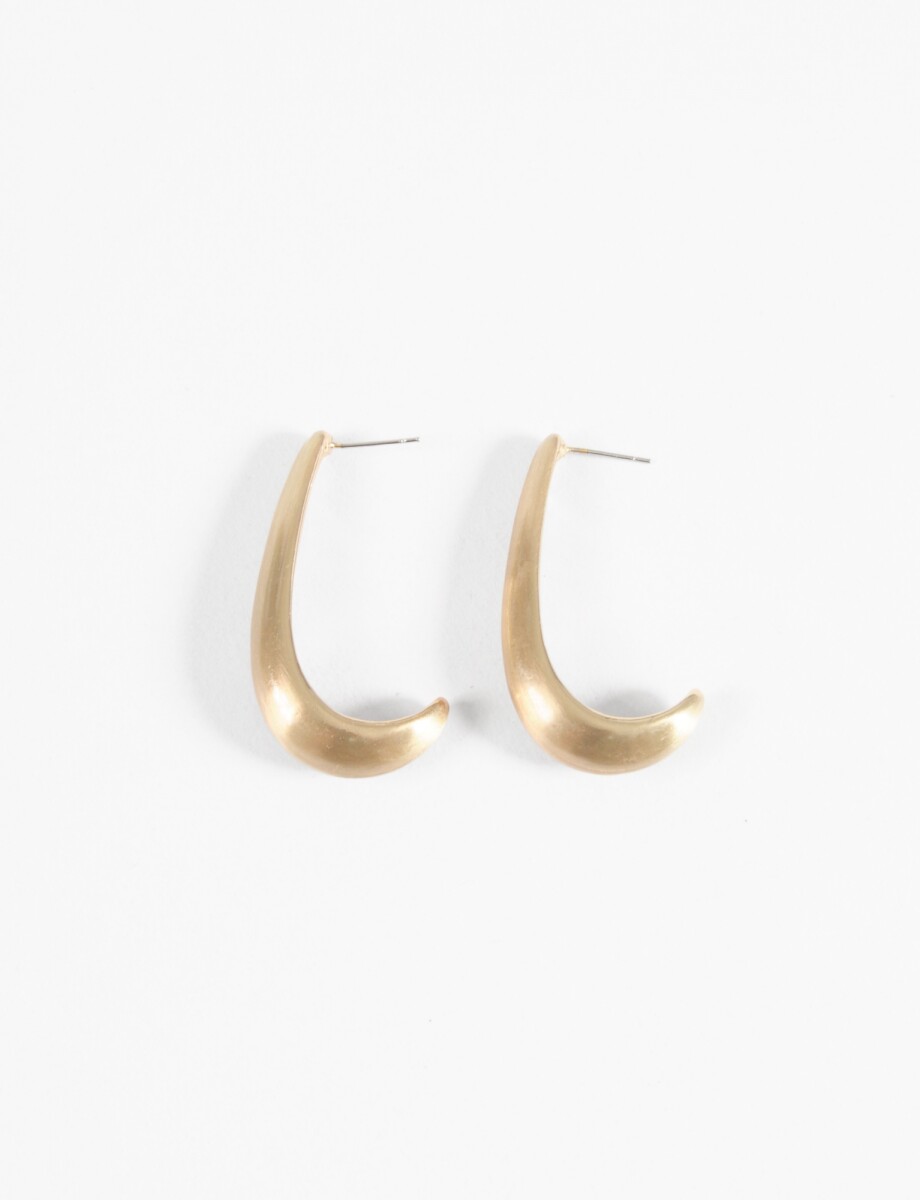 Aros vintage - dorado 