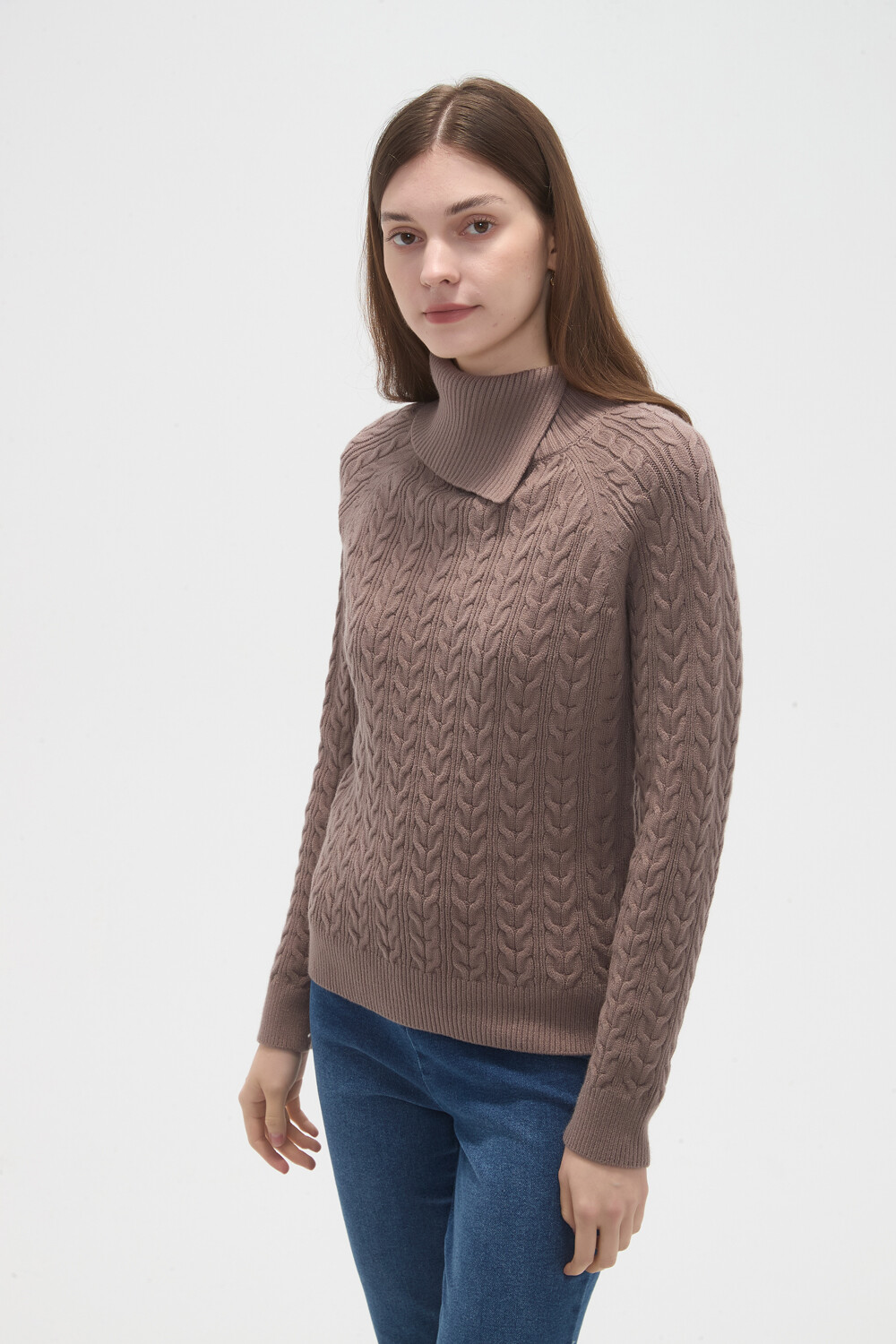 Sweater Ailara Taupe / Mink / Vison