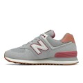 Championes New Balance de Dama - WL574BCZ GREY/PINK