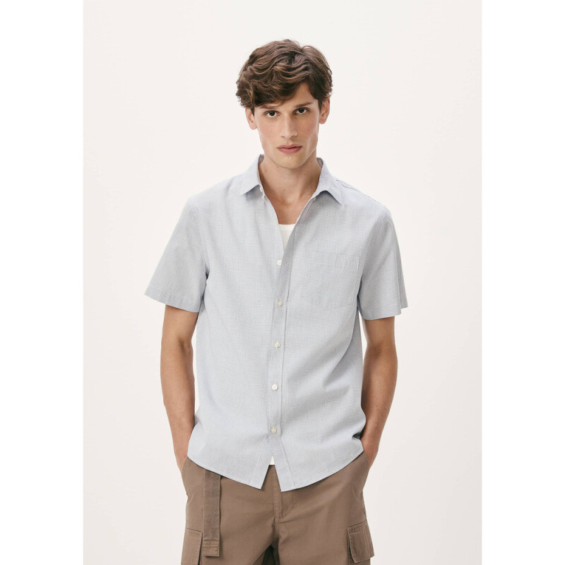 CAMISA MM MASC AZUL CLARO