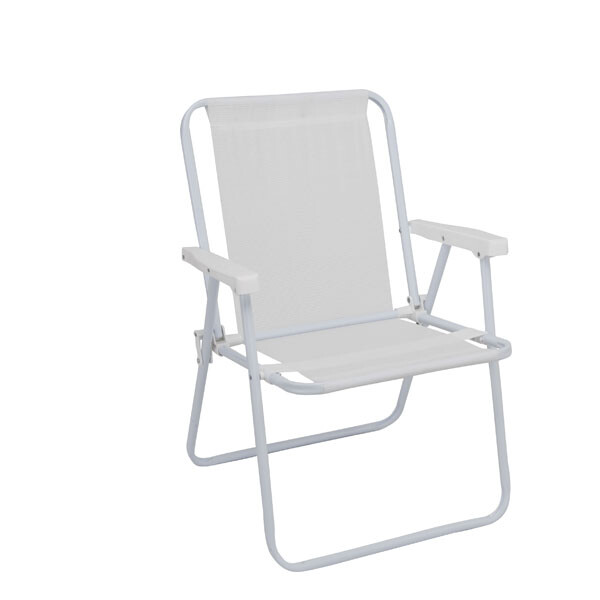 SILLA ALTA ACERO SANNET BLANCO BLANCO