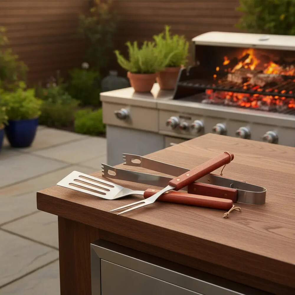 Set de asador de 3 piezas. Set de asador de 3 piezas.