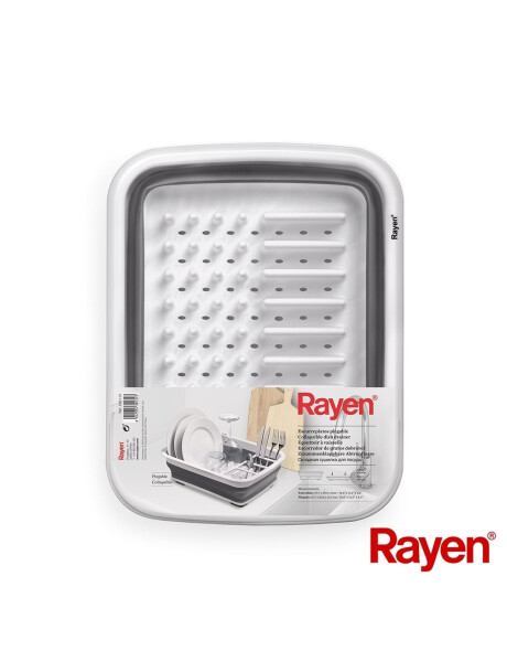 ESCURRIDOR PLEGABLE PLASTIC 38x29x12CM BLANCO/GRIS RAYEN ESCURRIDOR PLEGABLE PLASTIC 38x29x12CM BLANCO/GRIS RAYEN