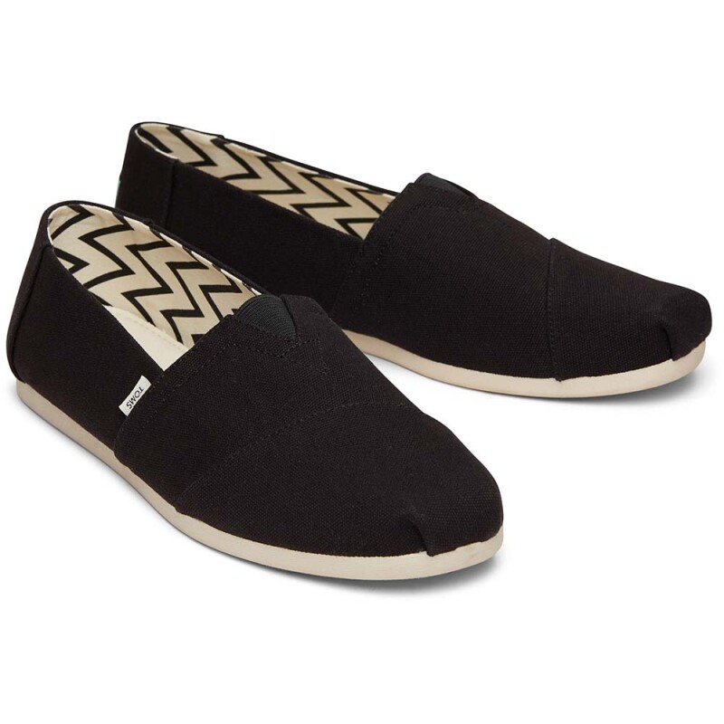 Alpargatas Blk Rec Cttn Can Mn Alpr Esp Hombre Black