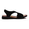 Sandalia Casual Elastizada Mujer Comfortflex Negro