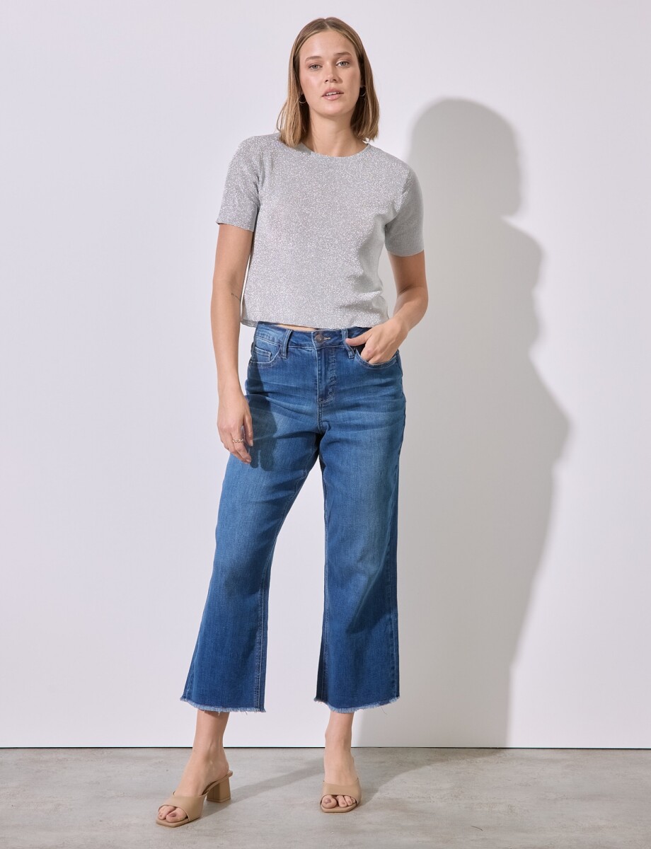 Jean Wide Crop - Jean 