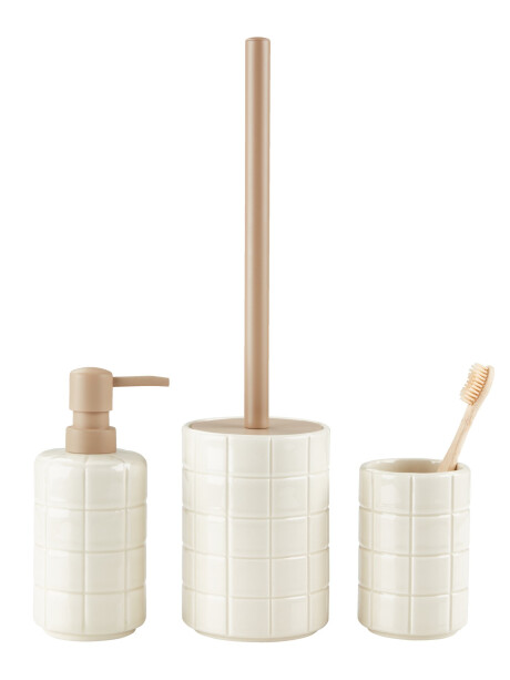 Portacepillos de dientes STENINGE beige Portacepillos de dientes STENINGE beige
