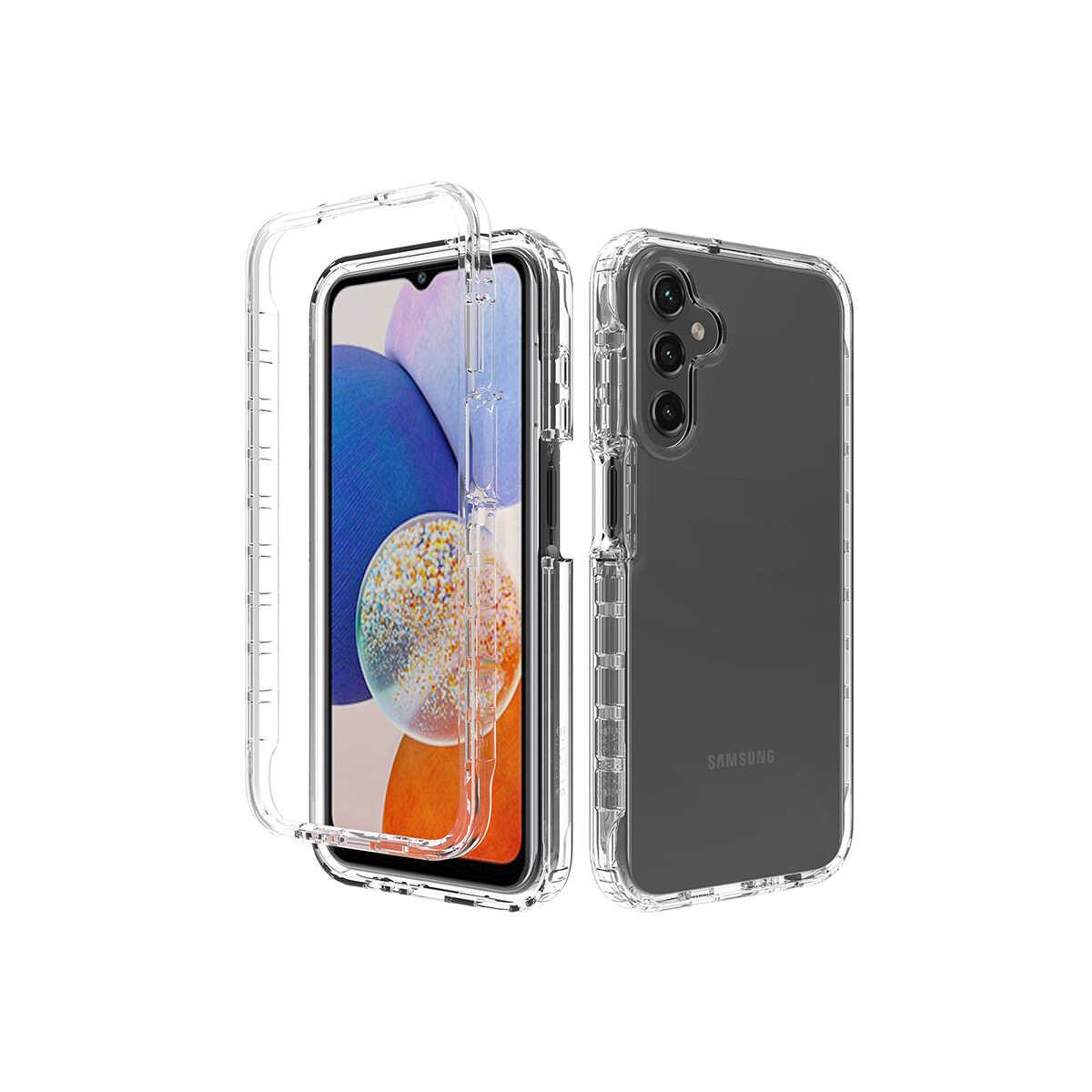 Protector rígido Samsung Galaxy A15 transparente reforzado 