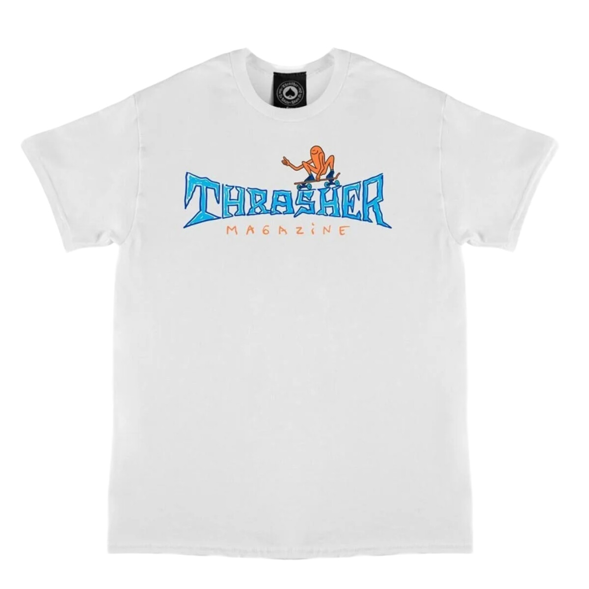 Remera Thrasher Gonz Thumbs Up - Blanco 