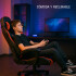 Silla Gamer Reclinable Like Vr-sd13 Hasta 160 Kg SILLA GAMER PL NEGRO/ROJO