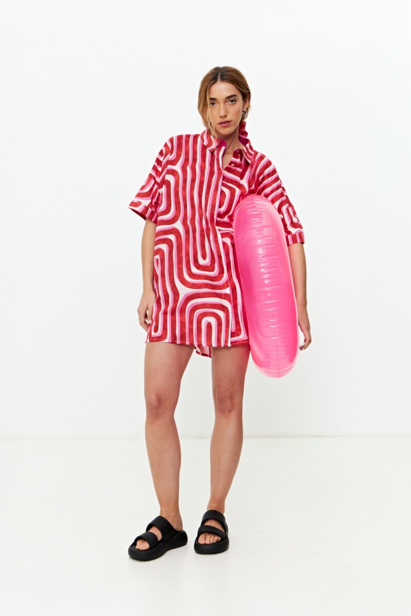 Túnica multicolor multicolor