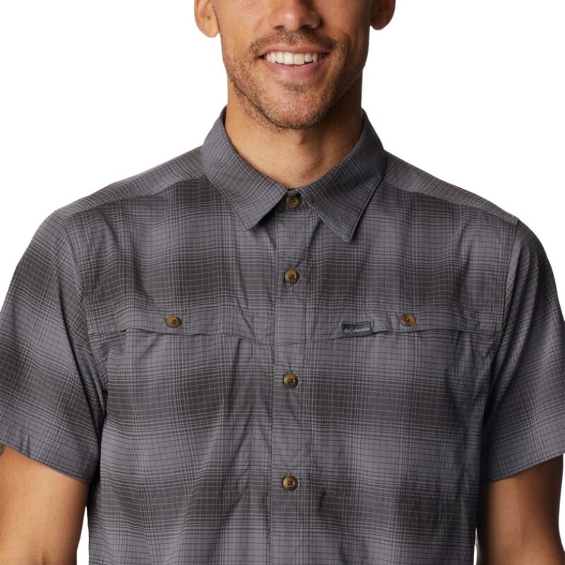 Camisa Newton Ridge Plaid Short City Hombre CITY GREY