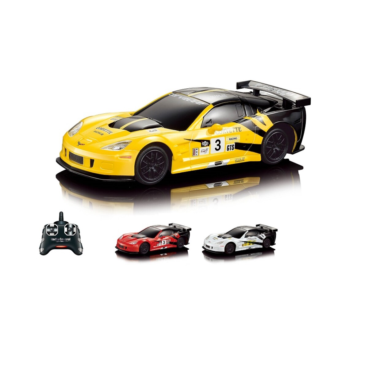 Auto a remoto Corvette - blanco 