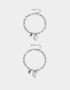 Pulseras Flexibles Sets Con corazón Pulseras Flexibles Sets Con Corazón - Dorado