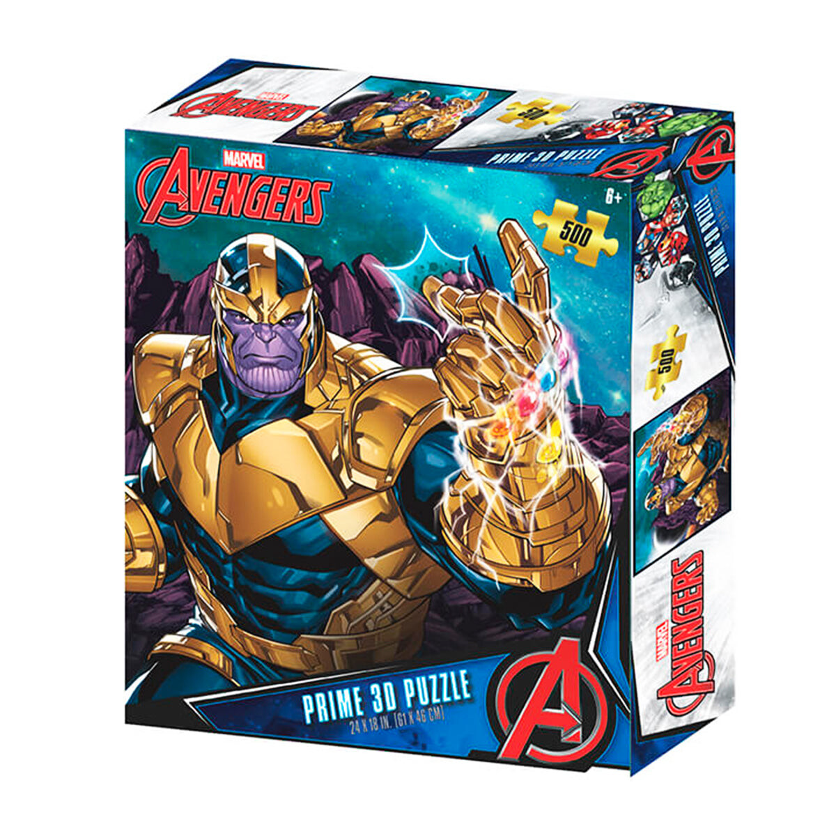 Puzzle Prime 3D Lenticular Marvel Thanos 500 piezas 