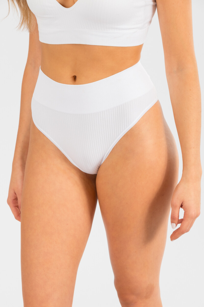 Bikini alta cosmos Blanco