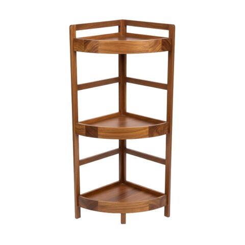 ESTANTE MADERA ESQUINERO 3 NIV 85X29X29CM Unica