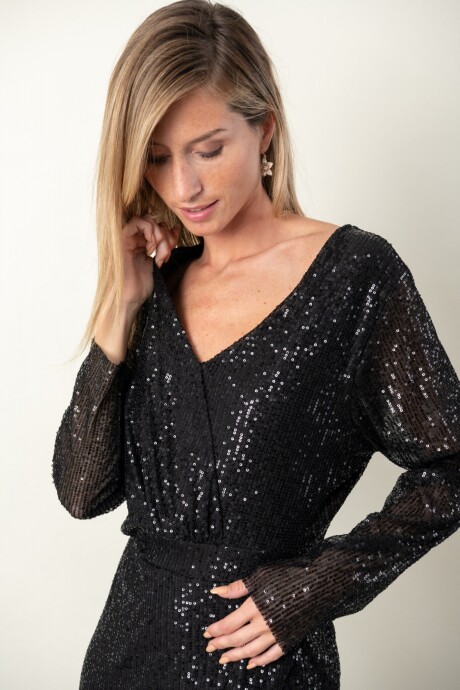 VESTIDO TURMALINA Negro