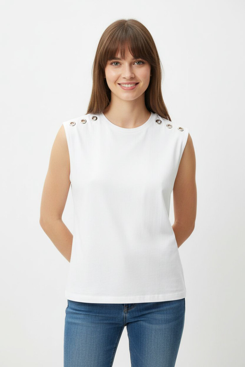 Remera Gamena - Marfil / Off White 