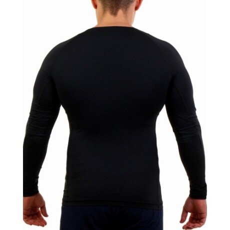 Remera Manga Larga para Hombre Fila Compress Skin Negra Remera Manga Larga para Hombre Fila Compress Skin Negra